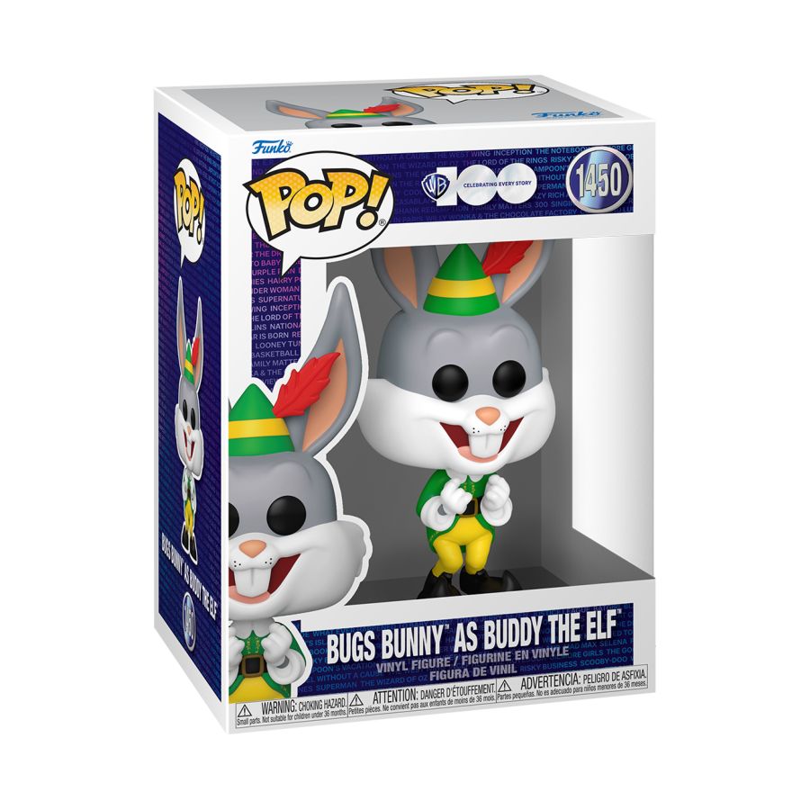 Pop Weasel - Image 2 of Looney Tunes - Bugs as Buddy the Elf WB100 Pop! Vinyl - Funko - Pop Vinyl - Image - Pop Weasel