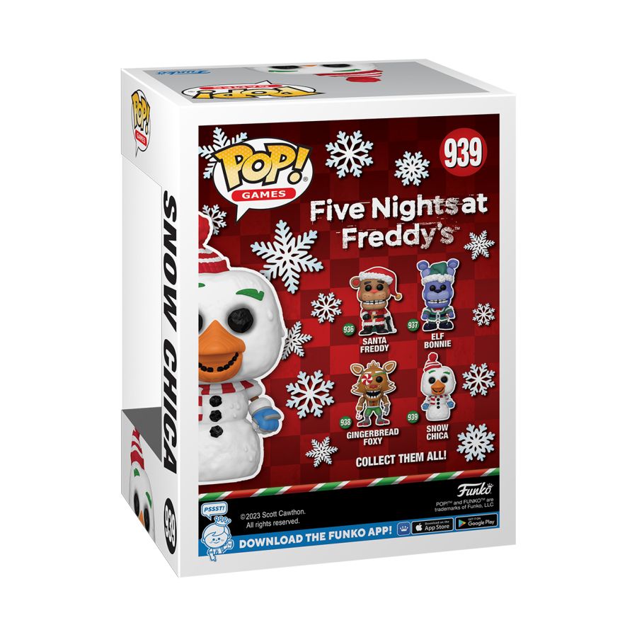 Pop Weasel - Image 3 of Five Nights at Freddy's - Holiday Chica Pop! Vinyl - Funko - Pop Vinyl - Image - Pop Weasel