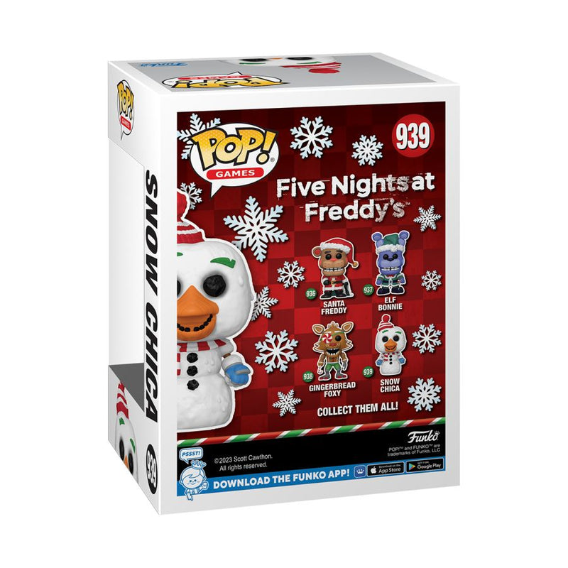 Pop Weasel - Image 3 of Five Nights at Freddy's - Holiday Chica Pop! Vinyl - Funko