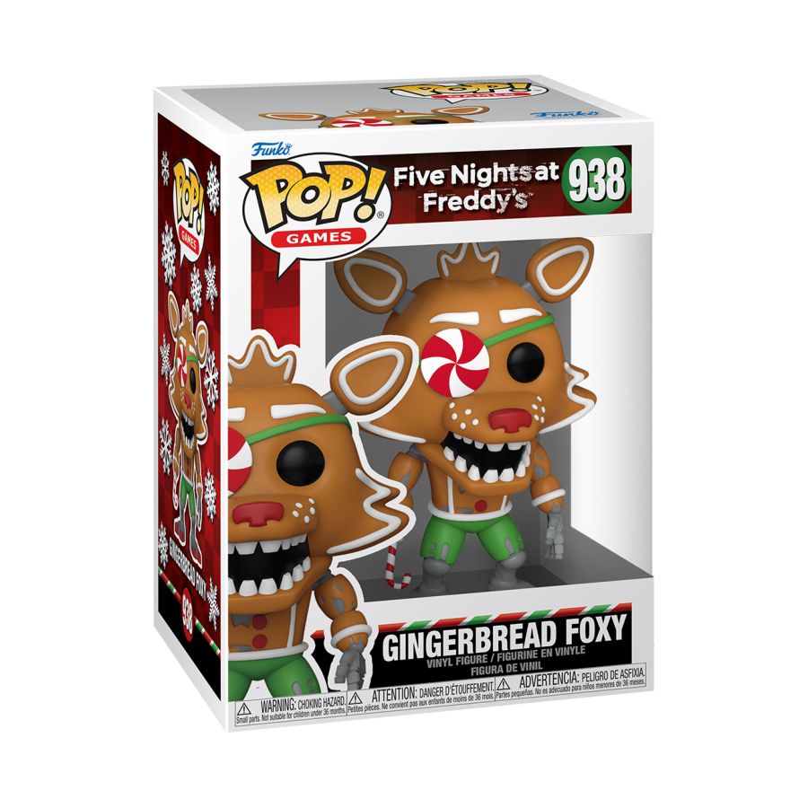 Pop Weasel - Image 2 of Five Nights at Freddy's - Holiday Foxy Pop! Vinyl - Funko - Pop Vinyl - Image - Pop Weasel