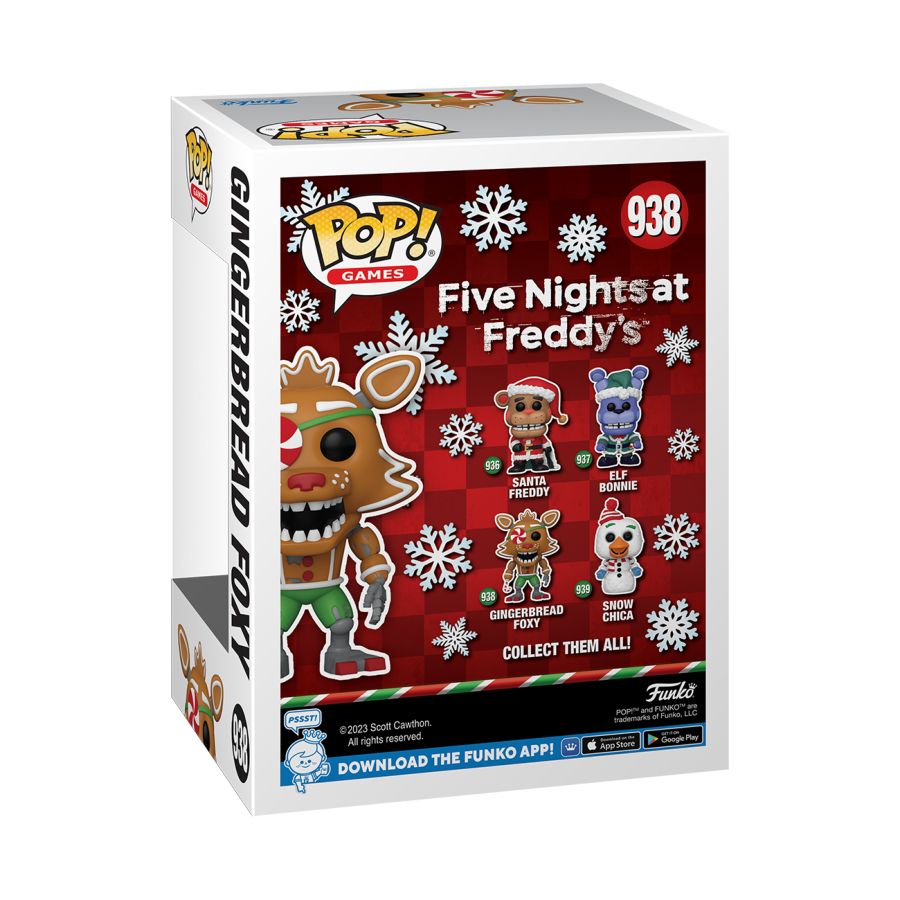 Pop Weasel - Image 3 of Five Nights at Freddy's - Holiday Foxy Pop! Vinyl - Funko - Pop Vinyl - Image - Pop Weasel