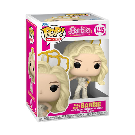 Pop Weasel - Image 2 of Barbie: The Movie (2023) - Gold Disco Barbie Pop! Vinyl - Funko