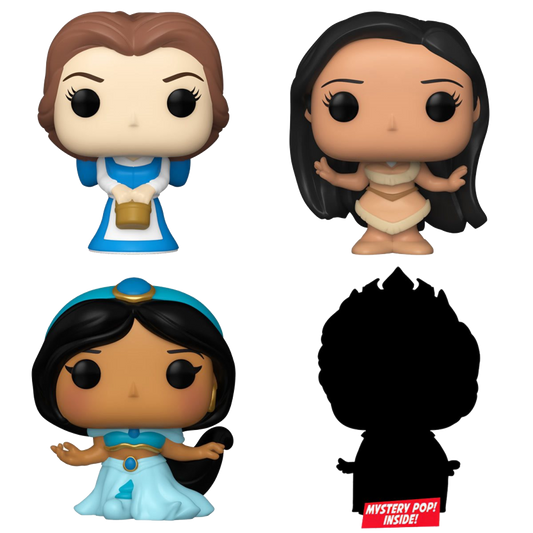 Pop Weasel Image of Disney Princess - Belle Bitty Pop! 4-Pack - Funko