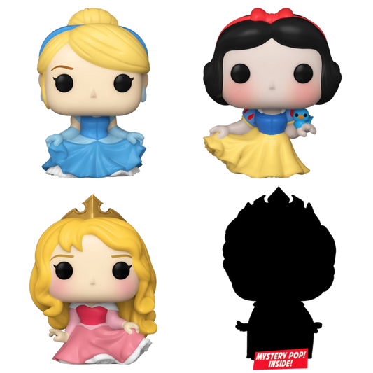 Pop Weasel Image of Disney Princess - Cinderella Bitty Pop! 4-Pack - Funko