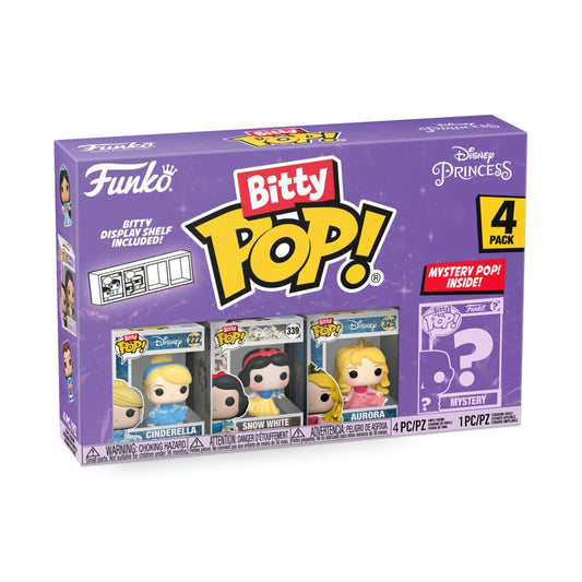 Pop Weasel - Image 2 of Disney Princess - Cinderella Bitty Pop! 4-Pack - Funko