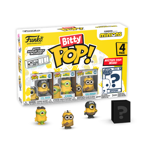 Pop Weasel Image of Minions - Eye Matie Bitty Pop! 4-Pack - Funko