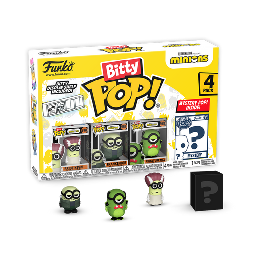 Pop Weasel Image of Minions - Frankenbob Bitty Pop! 4-Pack - Funko