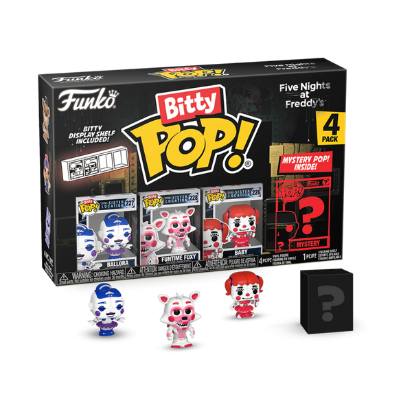 Pop Weasel Image of Five Nights at Freddy's - Ballora Bitty Pop! 4-Pack - Funko