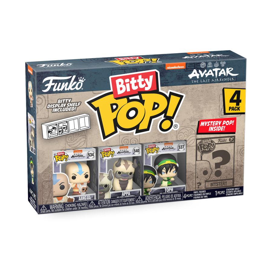 Image Pop Weasel - Image 2 of Avatar: the Last Airbender - Aang Bitty Pop! 4-Pack - Funko - Pop Vinyl - Image - Pop Weasel