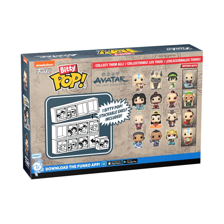 Image Pop Weasel - Image 3 of Avatar: the Last Airbender - Aang Bitty Pop! 4-Pack - Funko - Pop Vinyl - Image - Pop Weasel