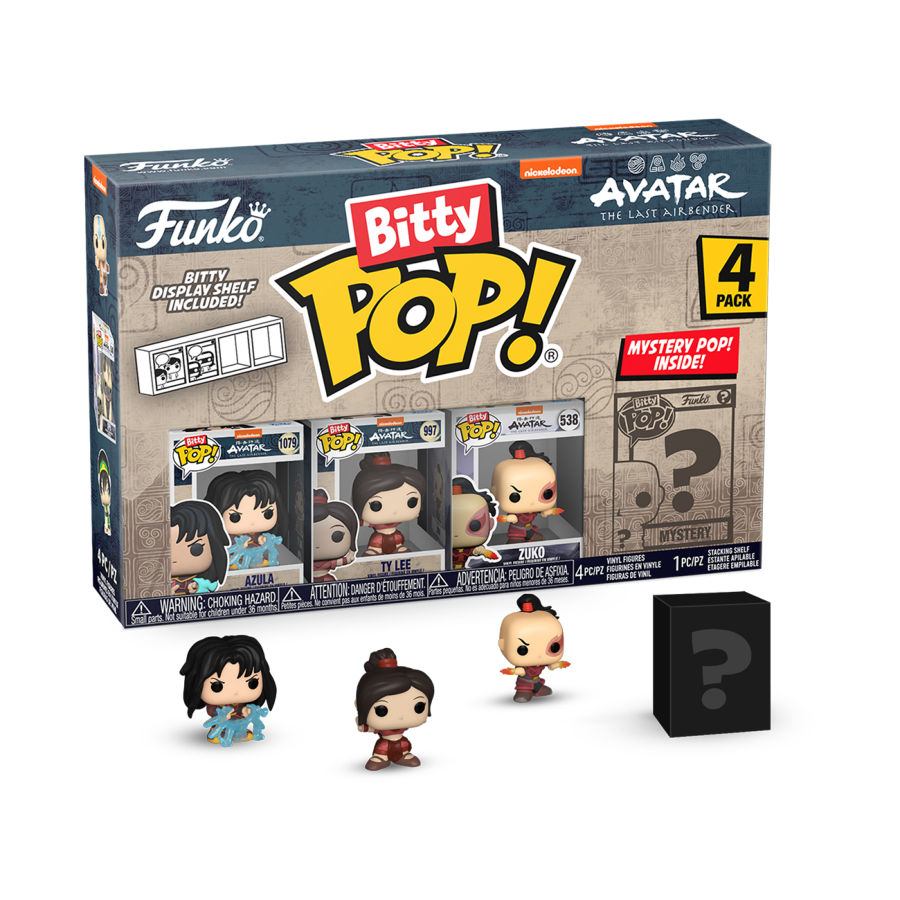 Avatar: the Last Airbender - Azula Bitty Pop! 4-Pack - Funko - Pop Vinyl - Image - Pop Weasel