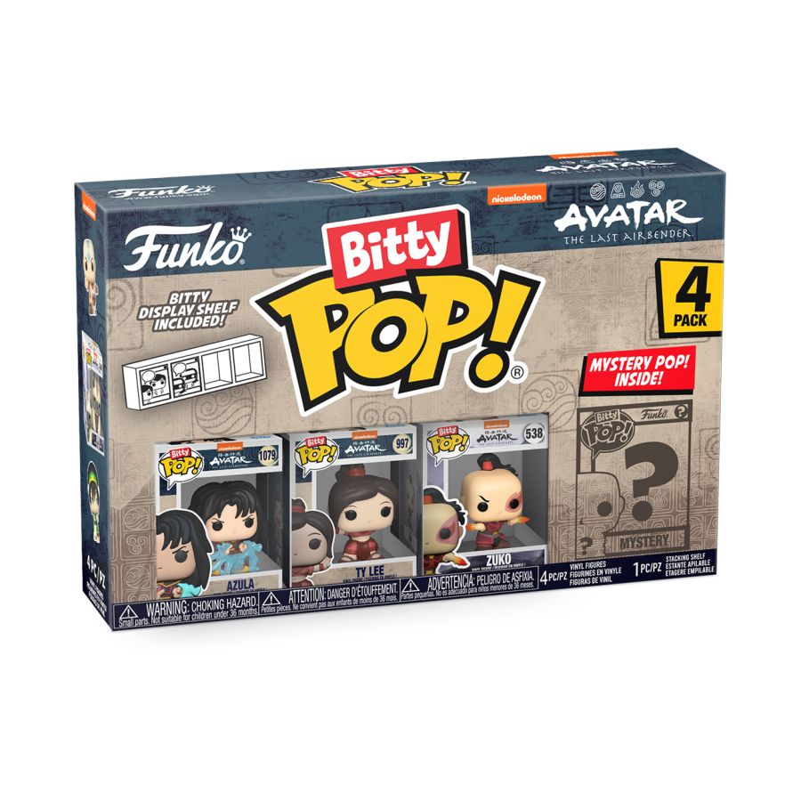 Image Pop Weasel - Image 2 of Avatar: the Last Airbender - Azula Bitty Pop! 4-Pack - Funko - Pop Vinyl - Image - Pop Weasel