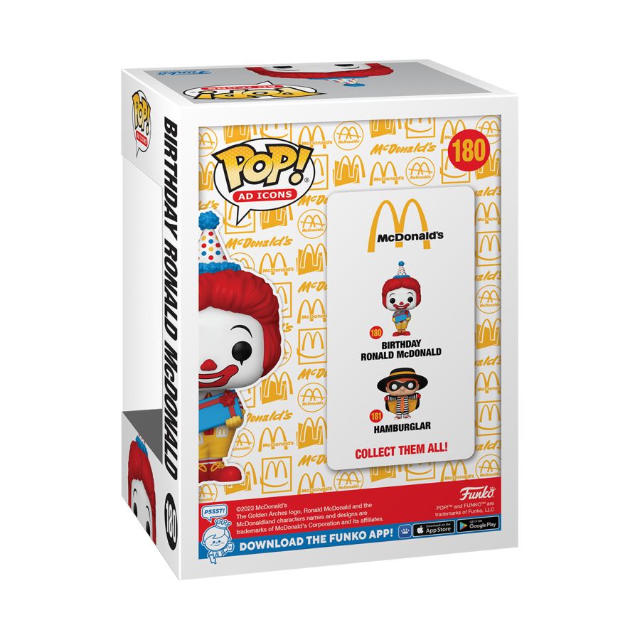 Pop Weasel - Image 3 of McDonalds - Birthday Ronald Pop! Vinyl - Funko - Pop Vinyl - Image - Pop Weasel