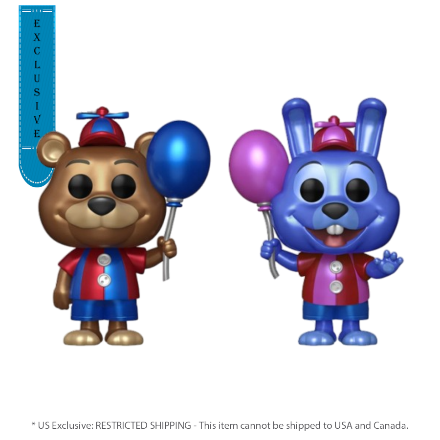 Pop Weasel Image of Five Nights At Freddy's - Bonnie & Freddy US Exclusive Metallic Pop! 2-Pack [RS] - Funko - Pop Vinyl - Image - Pop Weasel