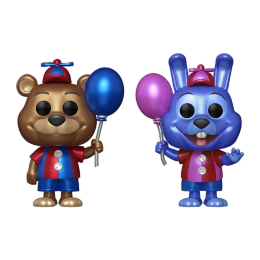 Pop Weasel - Image 2 of Five Nights At Freddy's - Bonnie & Freddy US Exclusive Metallic Pop! 2-Pack [RS] - Funko - Pop Vinyl - Image - Pop Weasel