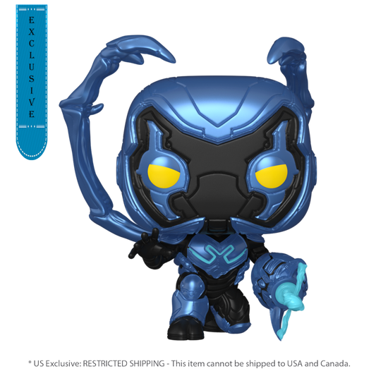 Pop Weasel Image of Blue Beetle (2023) - Blue Beetle Glow US Exclusive Pop! Vinyl [RS] - Funko