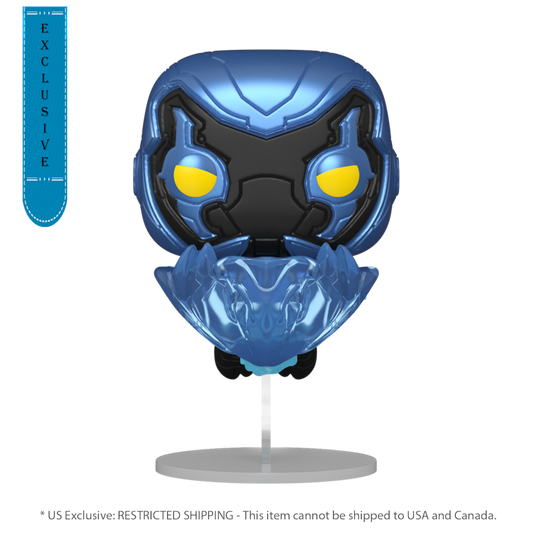 Pop Weasel Image of Blue Beetle (2023) - Blue Beetle in Flight Glow US Exclusive Pop! Vinyl [RS] - Funko