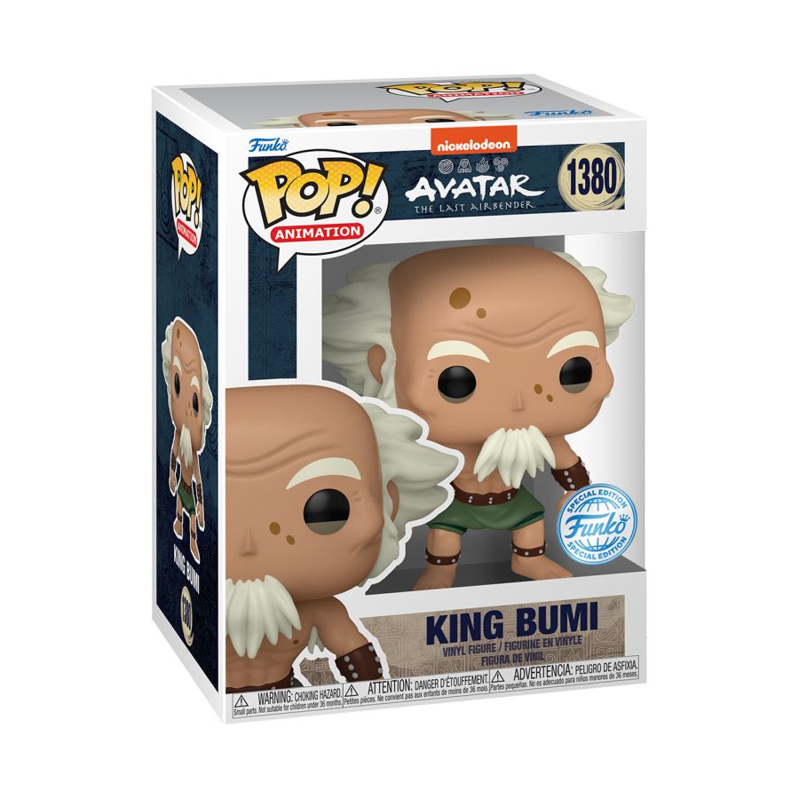 Pop Weasel - Image 3 of Avatar the Last Airbender - King Bumi US Exclusive Pop! Vinyl [RS] - Funko - Pop Vinyl - Image - Pop Weasel