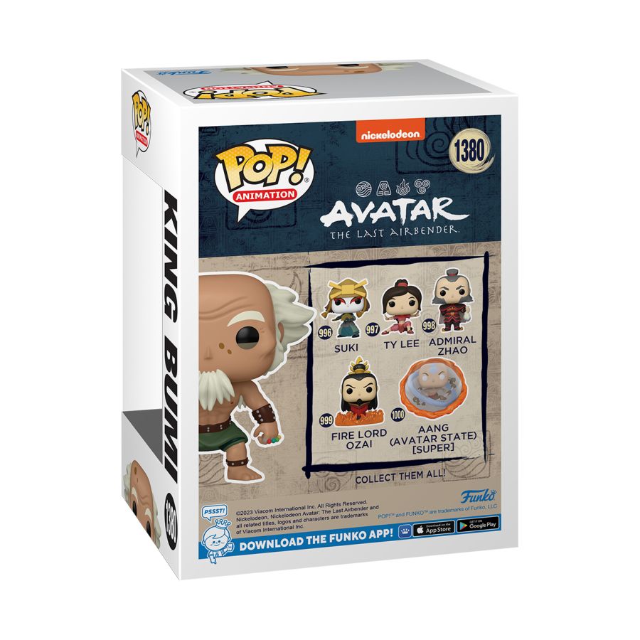 Pop Weasel - Image 4 of Avatar the Last Airbender - King Bumi US Exclusive Pop! Vinyl [RS] - Funko - Pop Vinyl - Image - Pop Weasel