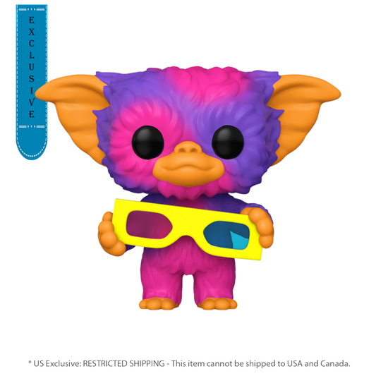 Pop Weasel Image of Gremlins - Gizmo with Glasses US Exclusive Blacklight Pop! Vinyl [RS] - Funko