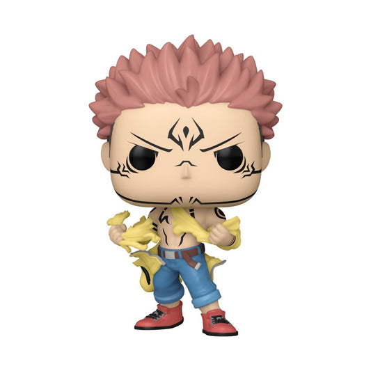 Pop Weasel - Image 2 of Jujutsu Kaisen - Ryomen Sukuna (Tearing Shirt) US Exclusive Pop! Vinyl [RS] - Funko