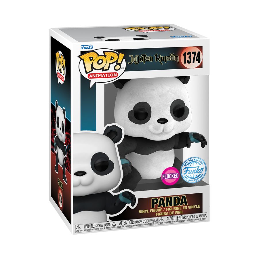 Pop Weasel - Image 3 of Jujutsu Kaisen - Panda US Exclusive Flocked Pop! Vinyl [RS] - Funko - Pop Vinyl - Image - Pop Weasel