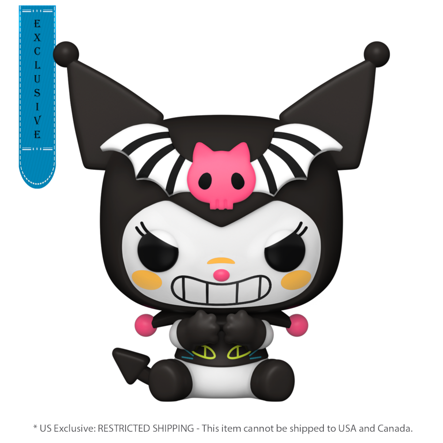 Pop Weasel Image of Hello Kitty - Ghost Kuromi US Exclusive Blacklight Pop! Vinyl [RS] - Funko - Pop Vinyl - Image - Pop Weasel