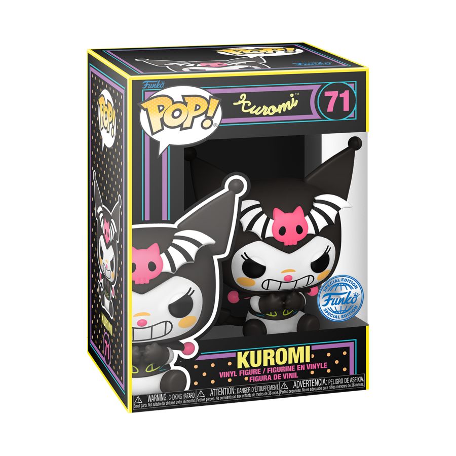 Pop Weasel - Image 3 of Hello Kitty - Ghost Kuromi US Exclusive Blacklight Pop! Vinyl [RS] - Funko - Pop Vinyl - Image - Pop Weasel