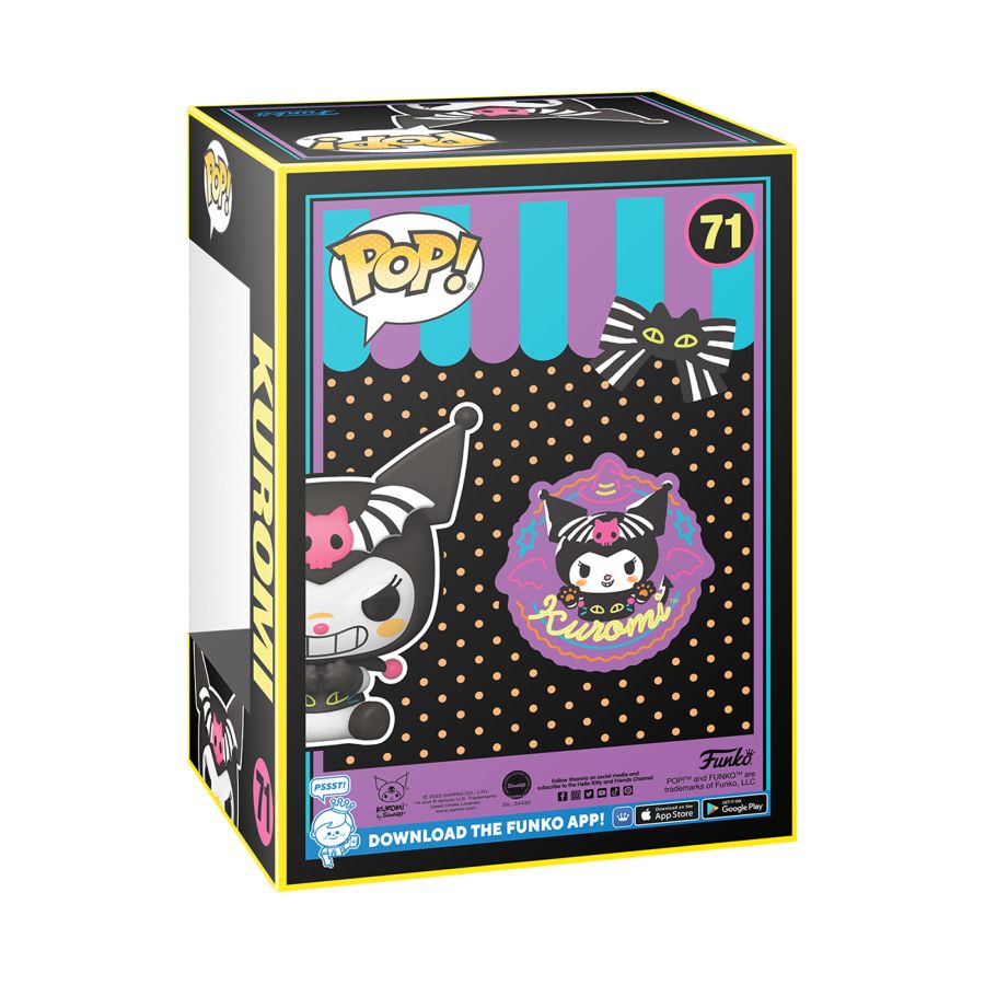 Pop Weasel - Image 4 of Hello Kitty - Ghost Kuromi US Exclusive Blacklight Pop! Vinyl [RS] - Funko - Pop Vinyl - Image - Pop Weasel