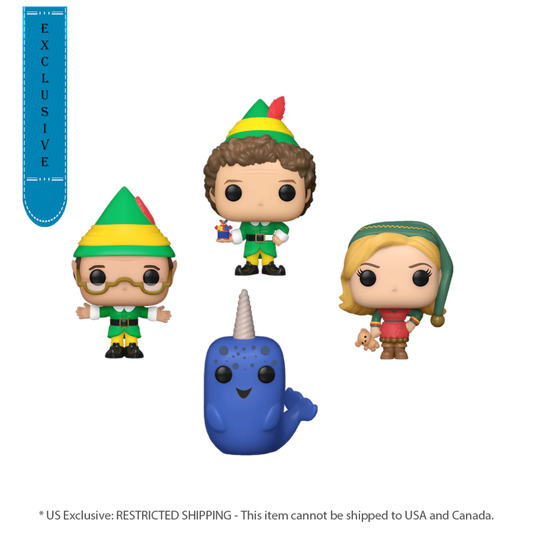 Pop Weasel Image of Elf - Tree Holiday US Exclusive Pocket Pop! 4-Pack Box Set [RS] - Funko