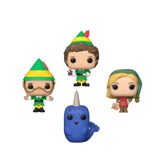 Pop Weasel - Image 2 of Elf - Tree Holiday US Exclusive Pocket Pop! 4-Pack Box Set [RS] - Funko