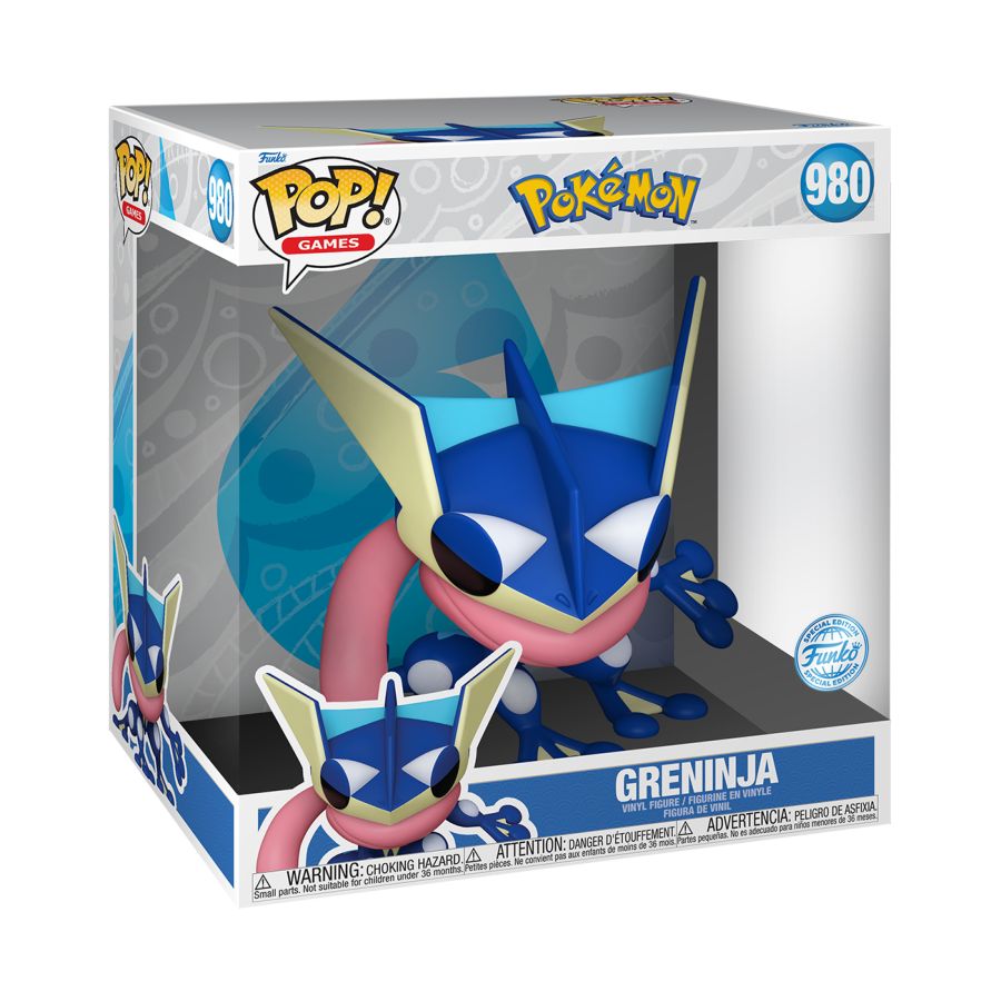 Image Pop Weasel - Image 3 of Pokemon - Greninja US Exclusive 10\" Pop! Vinyl [RS] - Funko - Pop Vinyl - Image - Pop Weasel