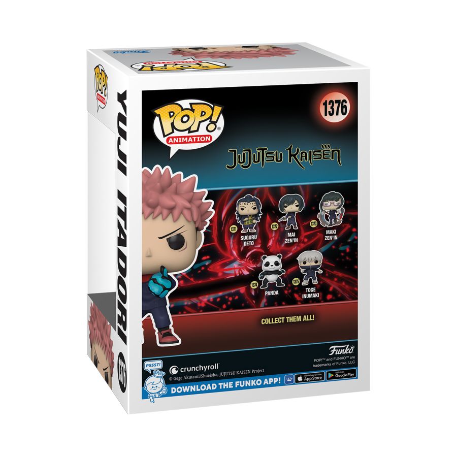 Pop Weasel - Image 5 of Jujutsu Kaisen - Yuji Itadori Divergent Fist US Exclusive Glow Pop! Vinyl [RS] - Funko - Pop Vinyl - Image - Pop Weasel