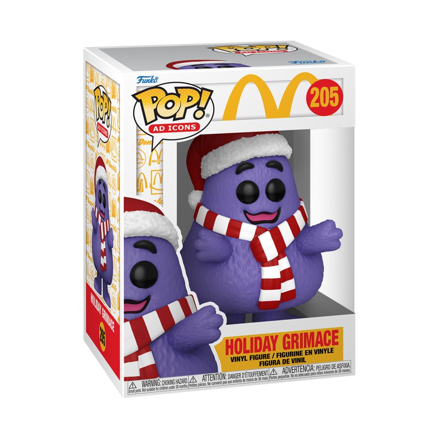 Pop Weasel - Image 2 of McDonalds - Holiday Grimace Pop! Vinyl - Funko - Pop Vinyl - Image - Pop Weasel