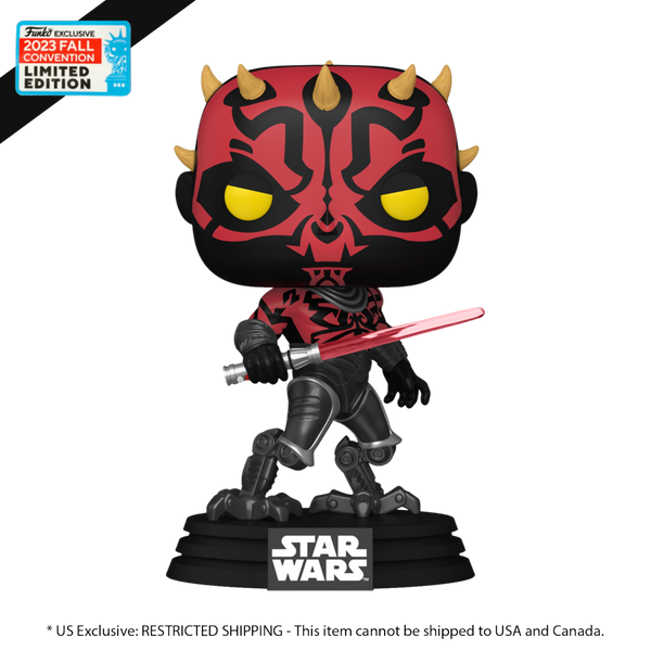Pop Weasel Image of Star Wars - Cybernetic Darth Maul Pop! Vinyl NYCC 2023 US Exclusive [RS] - Funko