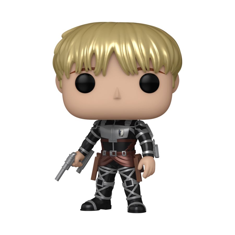 Pop Weasel - Image 2 of Attack on Titan - Armin Arlert US Exclusive Metallic Pop! Vinyl [RS] - Funko - Pop Vinyl - Image - Pop Weasel