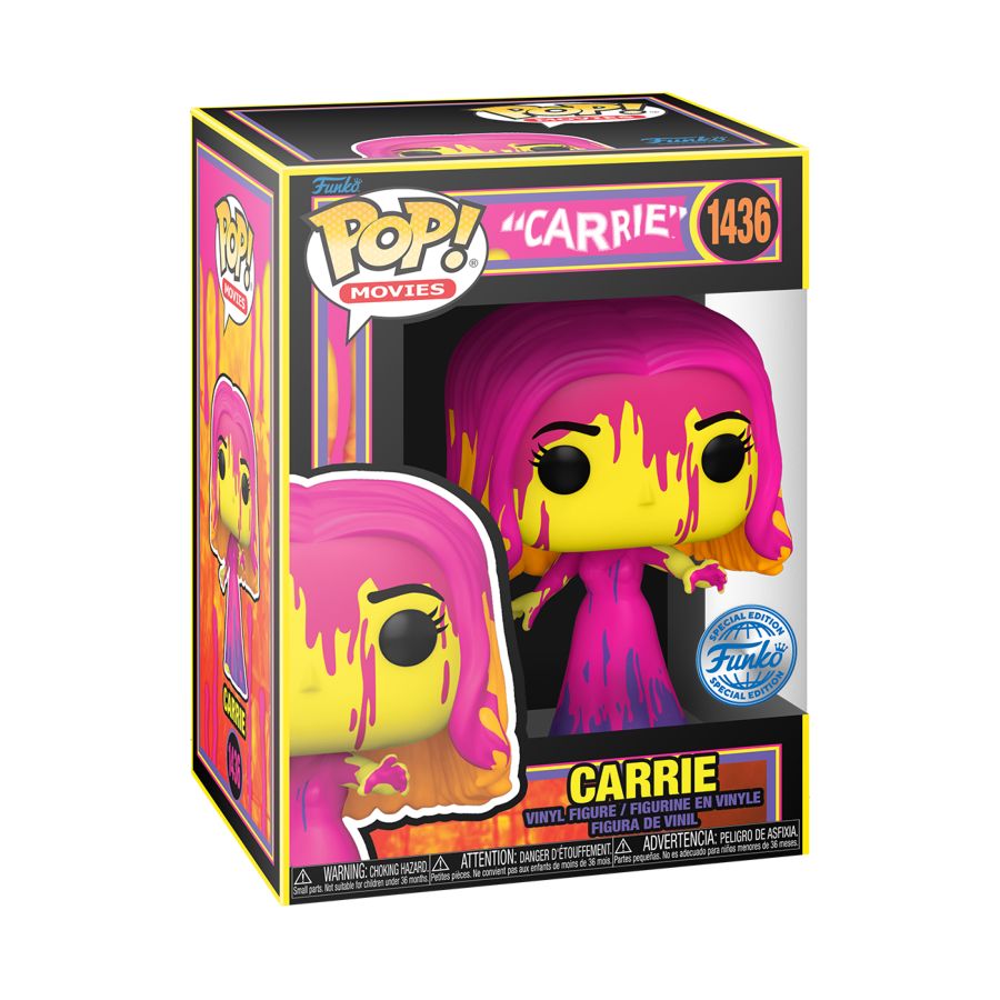 Pop Weasel - Image 3 of Carrie - Carrie US Exclusive Blacklight Pop! Vinyl [RS] - Funko - Pop Vinyl - Image - Pop Weasel