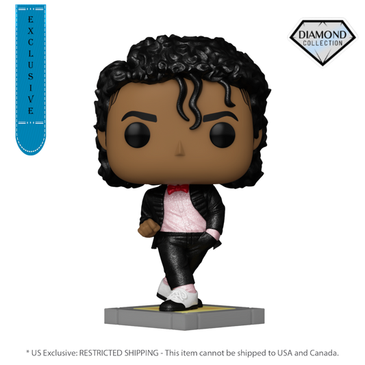 Michael Jackson - Billie Jean US Exclusive Diamond Glitter Pop! Vinyl [RS] - Funko