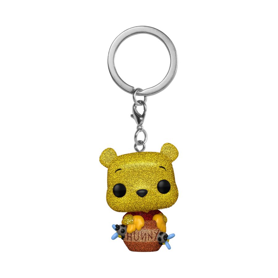 Pop Weasel - Image 2 of Winnie the Pooh - Winnie The Pooh US Exclusive Diamond Glitter Pop! Keychain [RS] - Funko - Pop Vinyl - Image - Pop Weasel