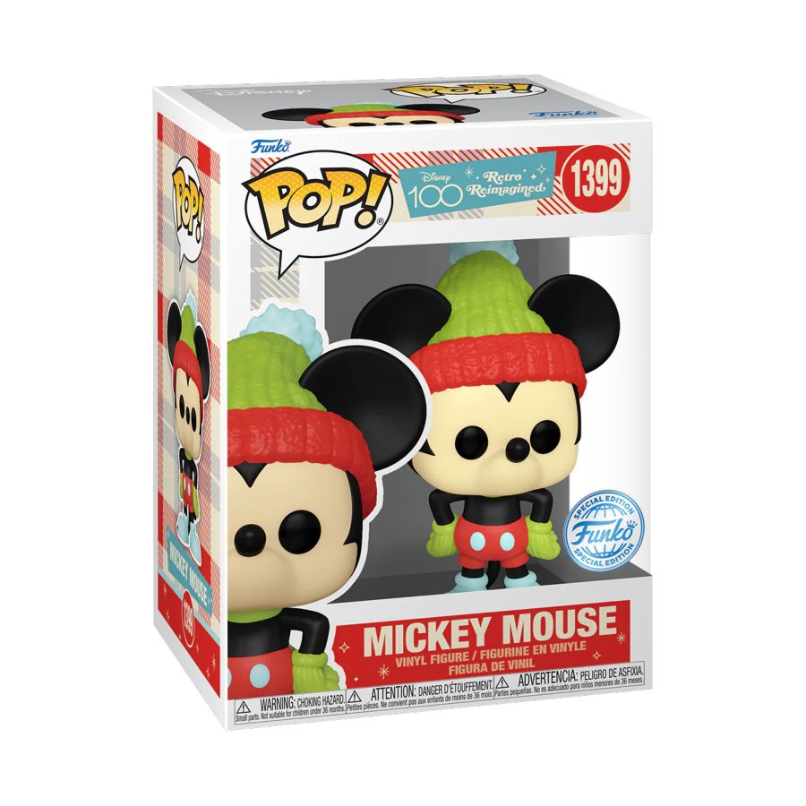 Pop Weasel - Image 3 of Disney: D100 - Mickey Retro Reimagined US Exclusive Pop! Vinyl [RS] - Funko - Pop Vinyl - Image - Pop Weasel