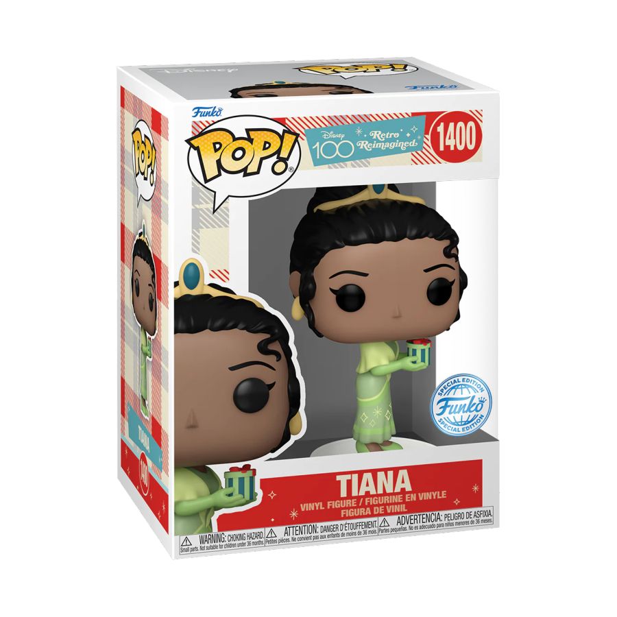 Pop Weasel - Image 3 of Disney: D100 - Tiana Retro Reimagined Pop! Vinyl [RS] - Funko - Pop Vinyl - Image - Pop Weasel