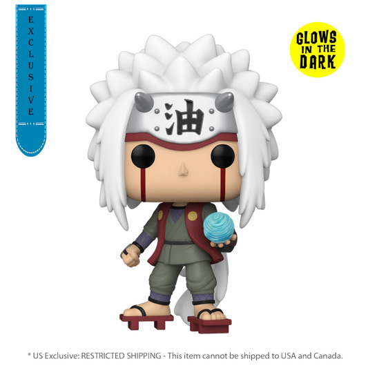 Pop Weasel Image of Naruto - Jiraiya with Rasengan US Exclusive Glow Pop! Vinyl [RS] - Funko