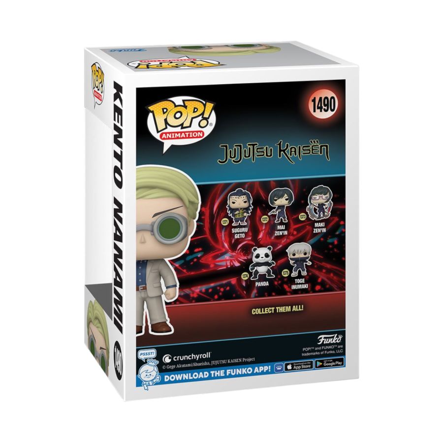 Pop Weasel - Image 5 of Jujutsu Kaisen - Kento Nanami US Exclusive Glow Pop! Vinyl [RS] - Funko - Pop Vinyl - Image - Pop Weasel