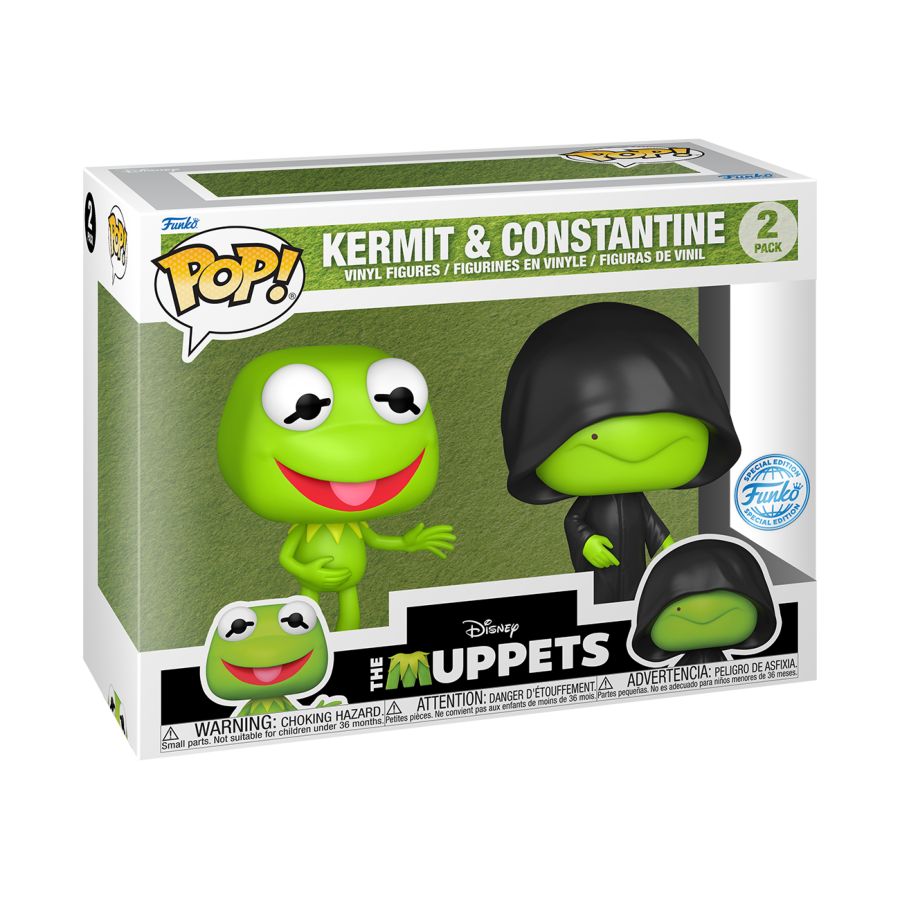 Pop Weasel - Image 3 of Muppets - Kermit & Constantine US Exclusive Pop! Vinyl 2-Pack [RS] - Funko - Pop Vinyl - Image - Pop Weasel