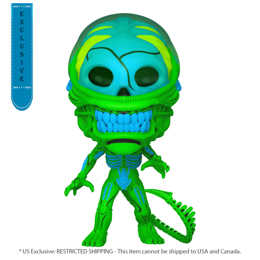 Pop Weasel Image of Alien - Xenomorph US Exclusive Blacklight Pop! Vinyl [RS] - Funko - Pop Vinyl - Image - Pop Weasel