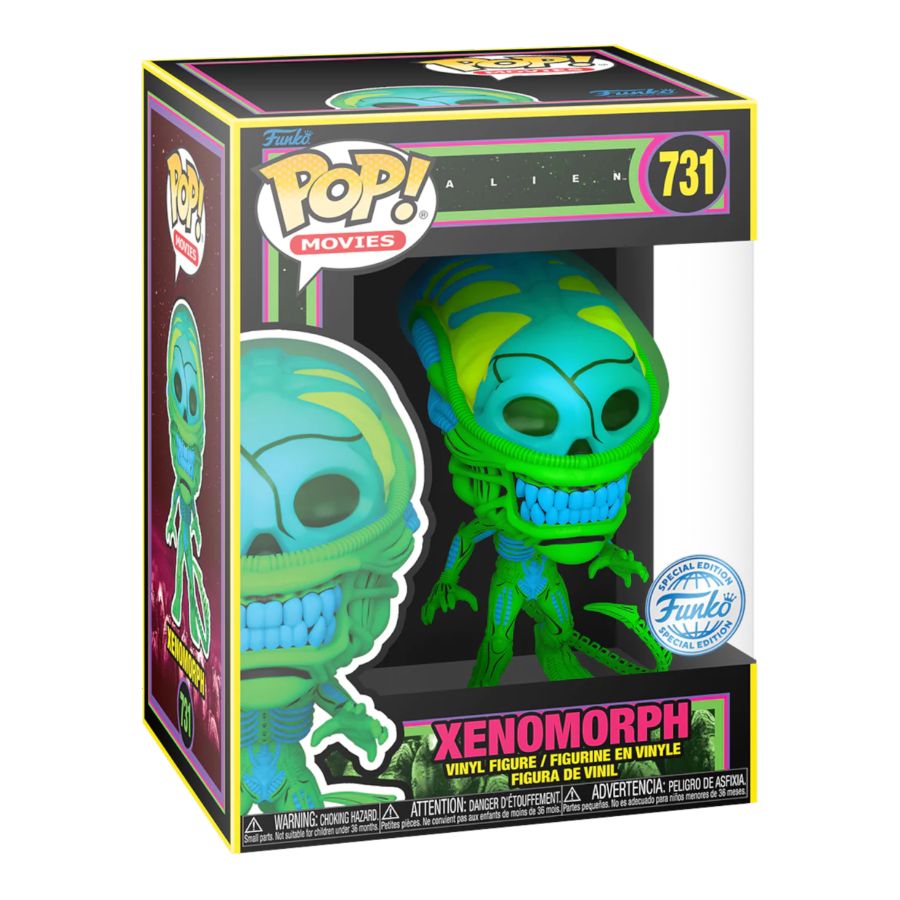 Pop Weasel - Image 3 of Alien - Xenomorph US Exclusive Blacklight Pop! Vinyl [RS] - Funko - Pop Vinyl - Image - Pop Weasel