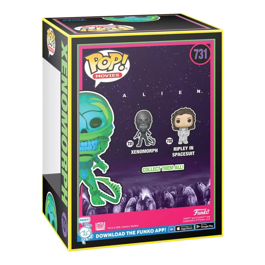 Pop Weasel - Image 4 of Alien - Xenomorph US Exclusive Blacklight Pop! Vinyl [RS] - Funko - Pop Vinyl - Image - Pop Weasel