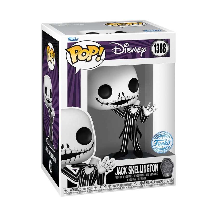 Image Pop Weasel - Image 3 of The Nightmare Before Christmas - Headless Jack US Exclusive Pop! Vinyl [RS] - Funko - Pop Vinyl - Image - Pop Weasel