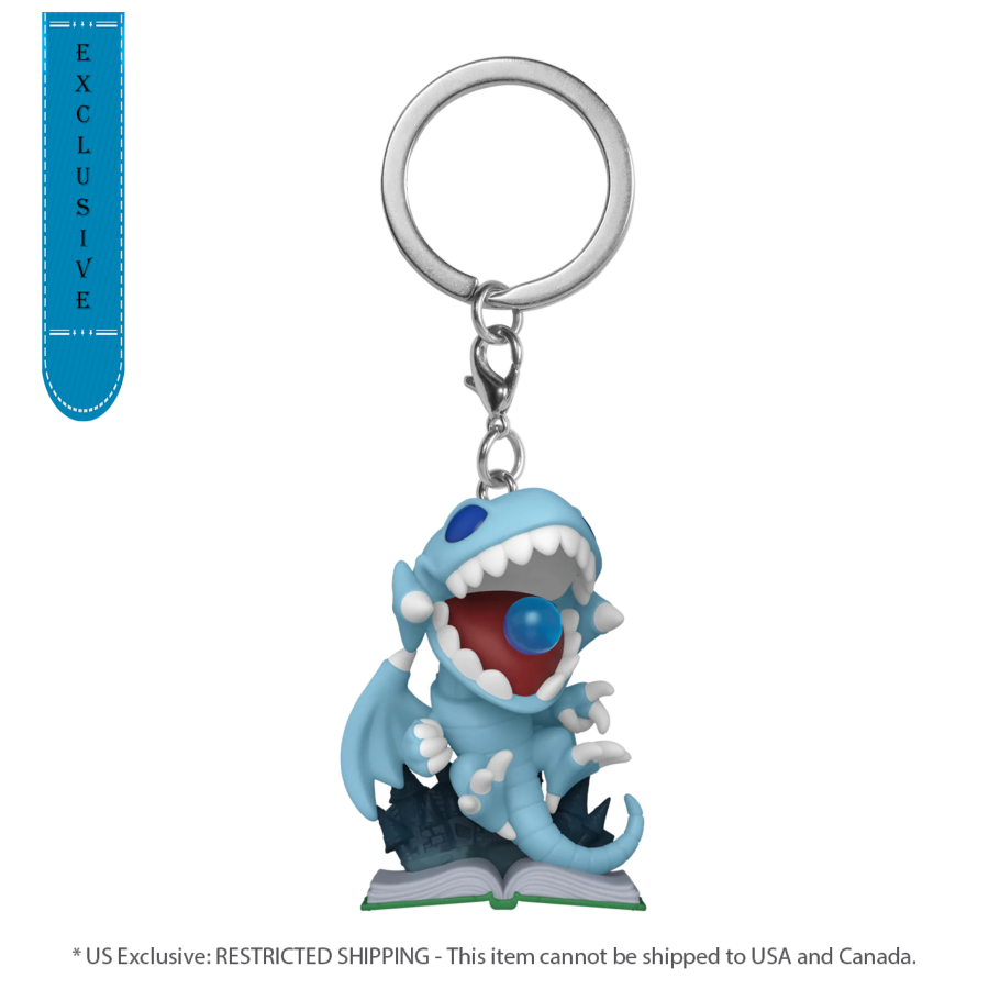 Pop Weasel Image of Yu-Gi-Oh! - Blue-Eyes Toon Dragon US Exclusive Glow Pop! Keychain [RS] - Funko - Pop Vinyl - Image - Pop Weasel