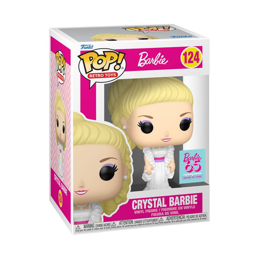 Image Pop Weasel - Image 2 of Barbie: 65th Anniversary - Crystal Barbie Pop! Vinyl - Funko